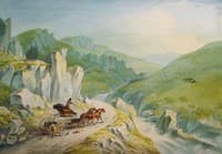 The Hon Robert Fulke Greville's Phaeton Crossing the Mountains