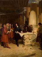 St Paul's, the King's Visit to Wren