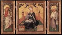 Triptych with the Virgin and Child in an Enclosed Garden