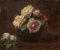 Roses in a Bowl
