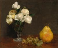 Still Life with Roses and Fruit