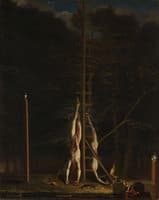 The Corpses of the Brothers De Witt, on the Groene Zoodje at the Lange Vijverberg in The Hague