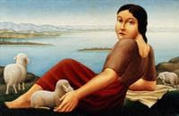 Girl with sheep