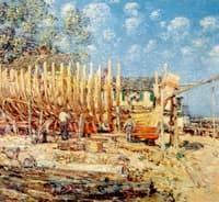 Building the Schooner, Provincetown