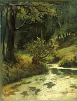 Brook in the Woods near Oosterbeek