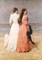 Elegant Ladies on the Beach