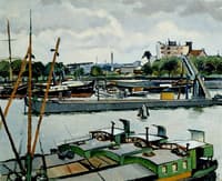 Harbour Scene in Amsterdam
