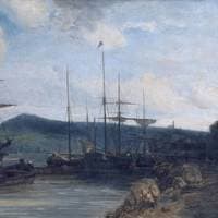 Harbour Scene in the Evening