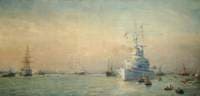 Renown Leaving Portsmouth Harbour