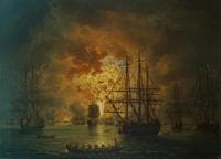 Destruction of the Turkish Fleet in the Bay of Chesme