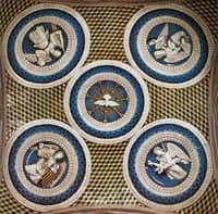 Ceiling of the Cappella del Cardinale di Portogallo
