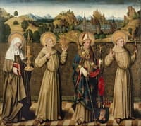 Saints Clare, Bernard, Bonaventure and Francis