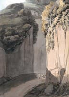 Entrance to the Grotto at Posilippo, Naples