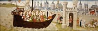 Legend of St Ursula: Arrival in Cologne and St Ursula's Dream