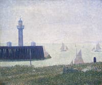 Bout de la jetée à Honfleur (Harbour Entrance at Honfleur)