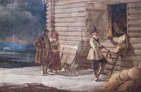 Gustav Vasa on the farm of Anders Perssons