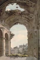 View under an Arch of the Colosseum