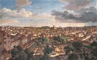View of Rome to the South from Villa Malta