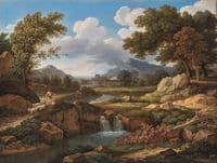 Landscape with Shepherd and Goats