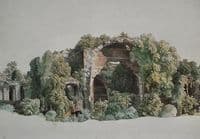 Ruins of the Villa Adriana at Tivoli