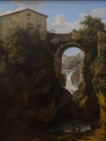View of Tivoli and the San Roco Bridge
