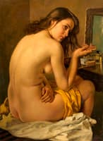 Nude in Front of a Mirror