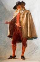 Standing Man (study for 'The Flight of the Five Members')