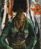 Portrait of Tonia Stieltjes in a Green Blouse