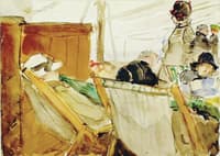 Passengers Resting on Deck
