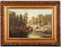LANDSCAPE WITH CREEK