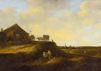 Dune Landscape with Figures Resting