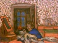 The Artist's Mother Sewing