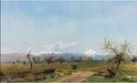Landscape in Central Chile