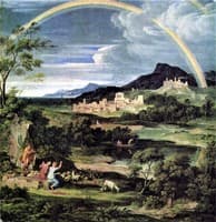 Heroic Landscape with Rainbow