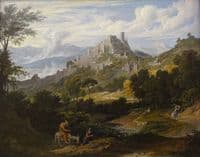 Olevano with Monk on Horseback