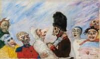 Skeleton Stopping the Masks