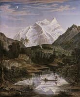 Mountain Landscape with Lake