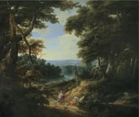 Landscape with a Castle and Figures