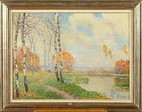 The Pond in Autumn