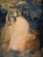Dante and Virgil Carried by the Monster Geryon