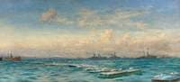 The German High Sea Fleet Caged in Scapa Flow
