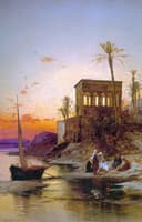 Kiosk of Trajan Philae on the Nile