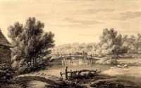 A scene at Bushey Mill, near Watford, Hertfordshire