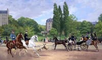 An Afternoon on l'allee du bois in Paris
