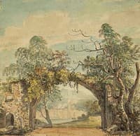 View through a Ruined Arch