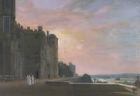 Windsor Castle: the North Terrace looking west