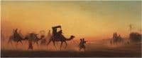 Caravan at Sunset