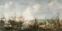 Arrival of Frederic V of the Paltz and Elisabeth Stuart in Vlissingen, 1613