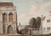 Part of the Banqueting Hall of the Royal Palace at Eltham