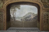 Landscape with Castle (from the Painted Dining Room, Drakelow Hall)